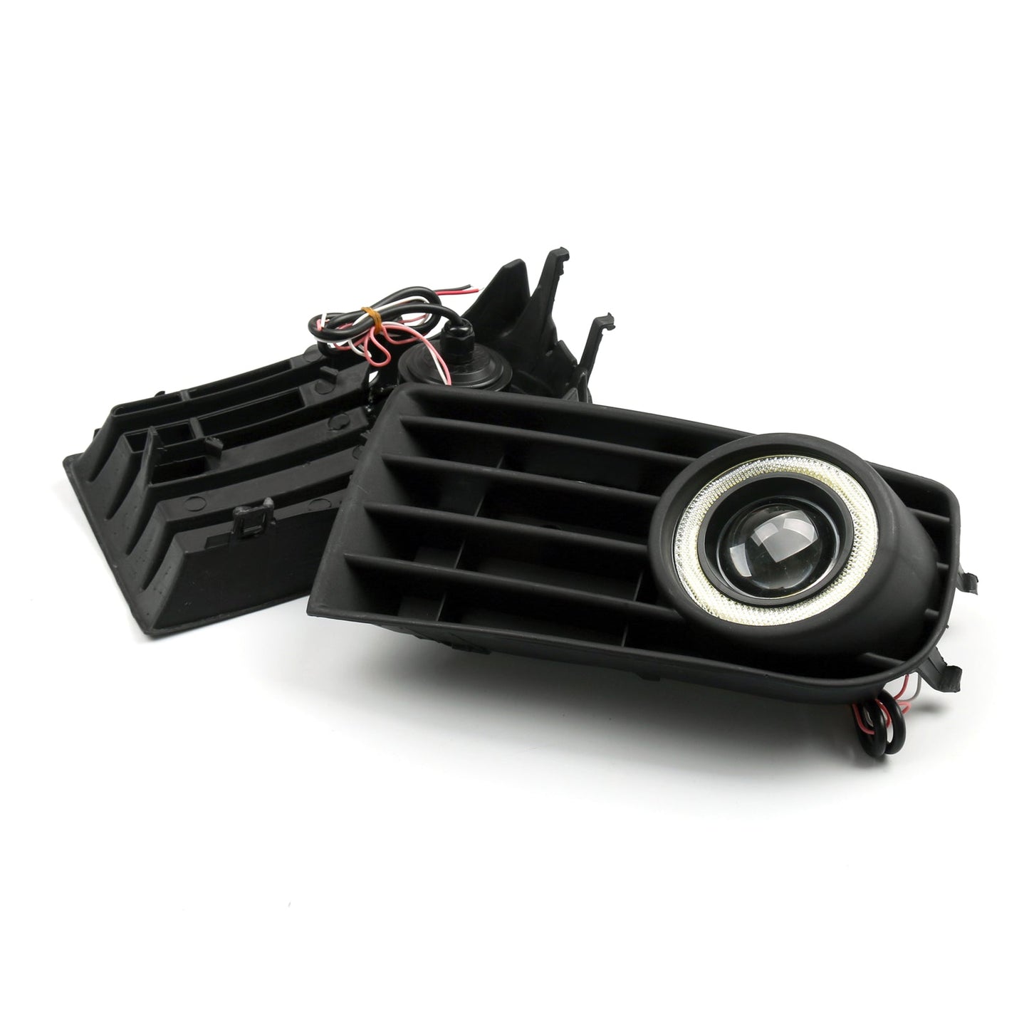 2003-2009 VW Golf 5 MK5 Rabbit Front Angel Eyes Fog Lights + Grille 2Pcs