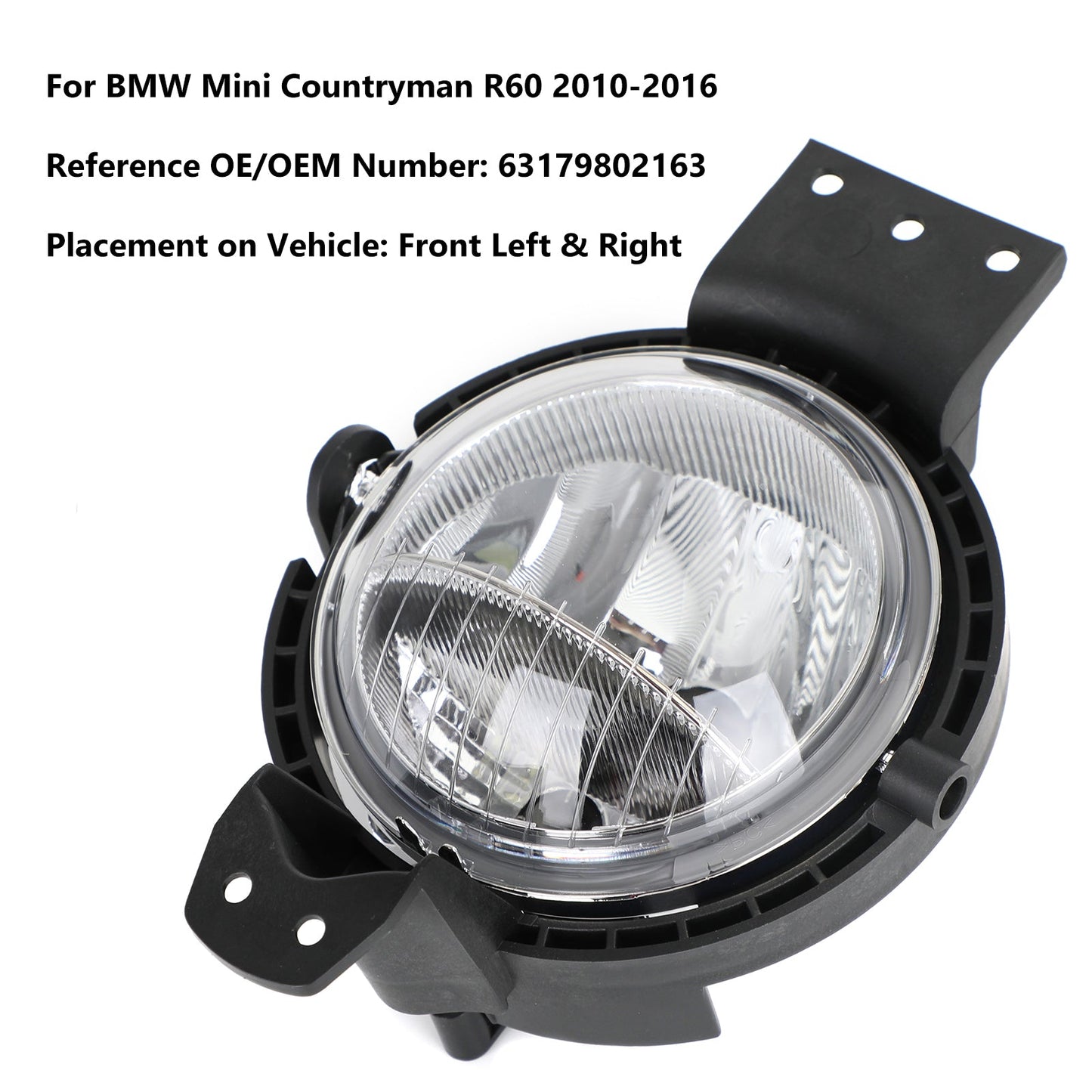 2010-2016 BMW Mini Countryman R60 L&R Fog Light Daytime Running Lamp