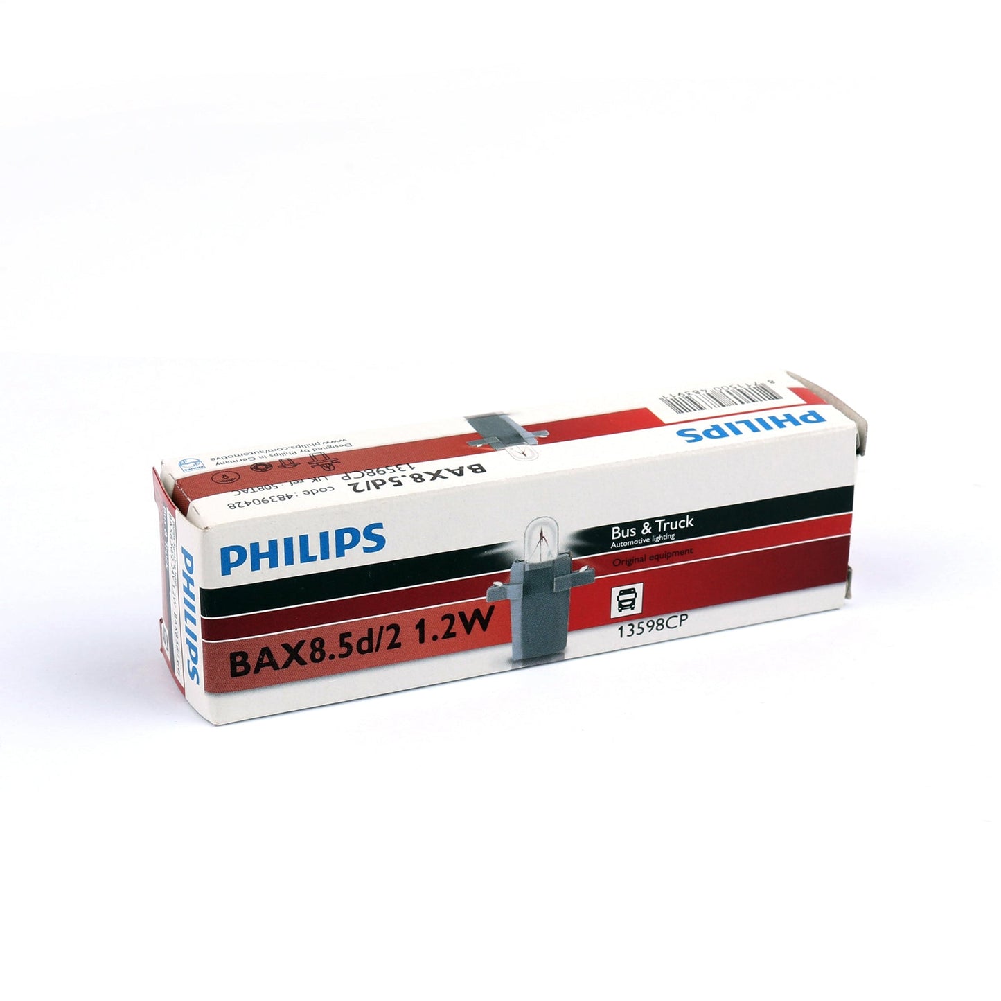 10pcs For Philips 13598 T5 24V 1.2W BAX8.5d/2 Grey Singnaling Lamp Bulbs