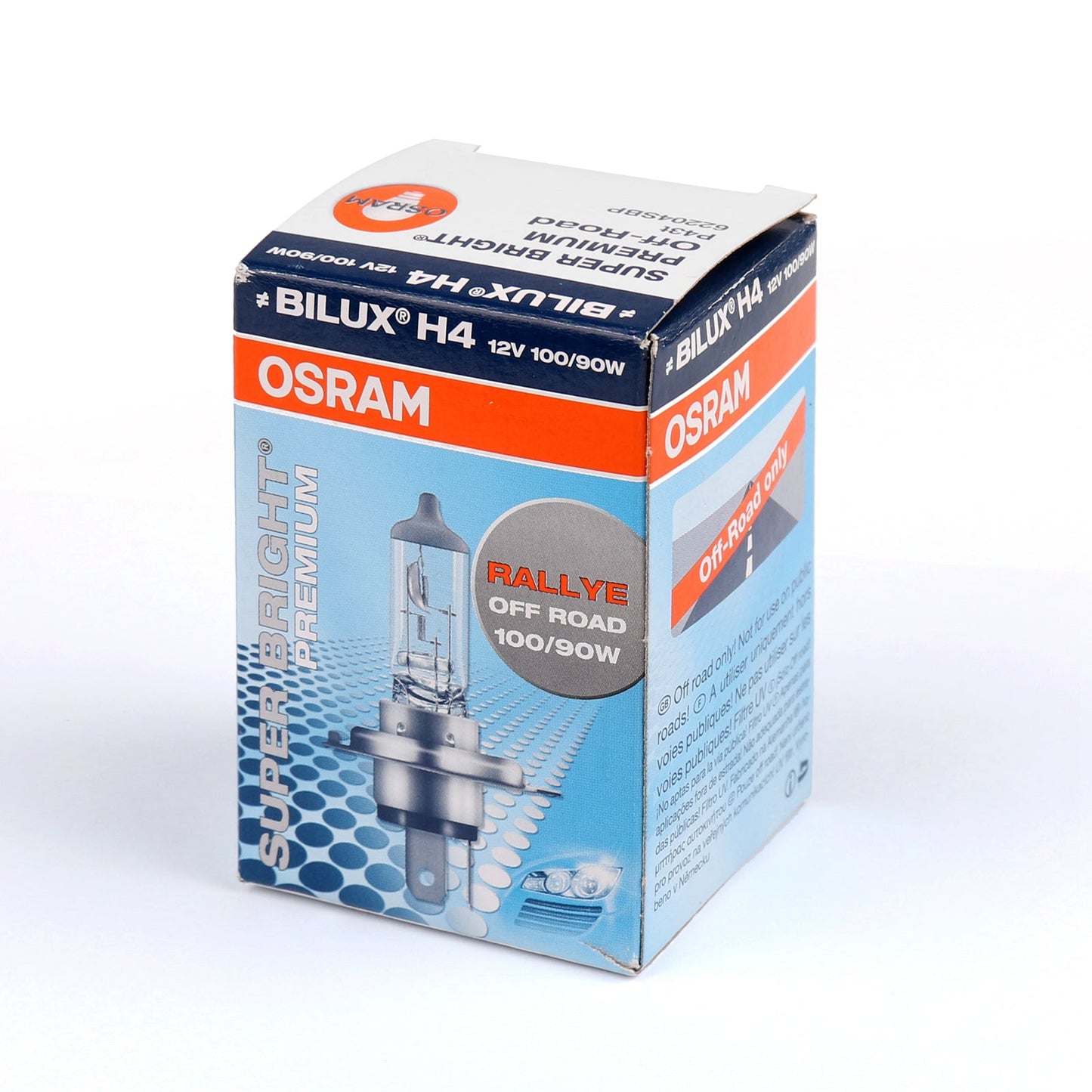 For OSRAM 62204Sbp Premium H4 12V 100/90W P43T Super Bright Off-Road Car Light