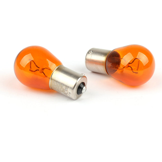 10X 7507 21W 12V PY21W For OSRAM 2200K Car Auto Turn Indicator Lamp Bulbs Amber