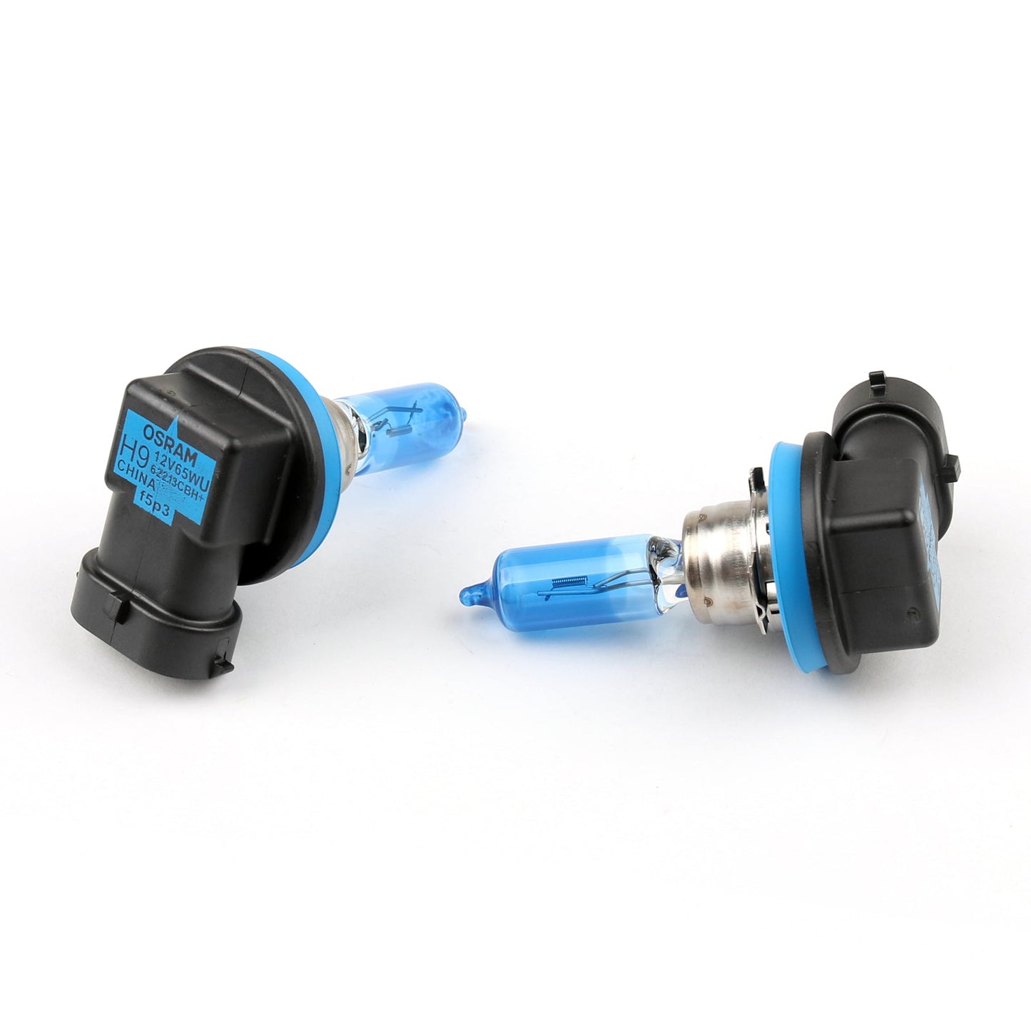 2 X H9 For OSRAM 5000K Cool Blue Hyper+ Plus 65W White Light Halogen Bulb Globe