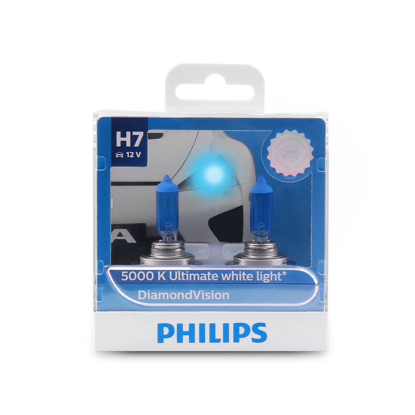 Genuine PHILIPS H7 5000K White DiamondVision 12972DV 12V 55W Light Bulb x 2 Generic