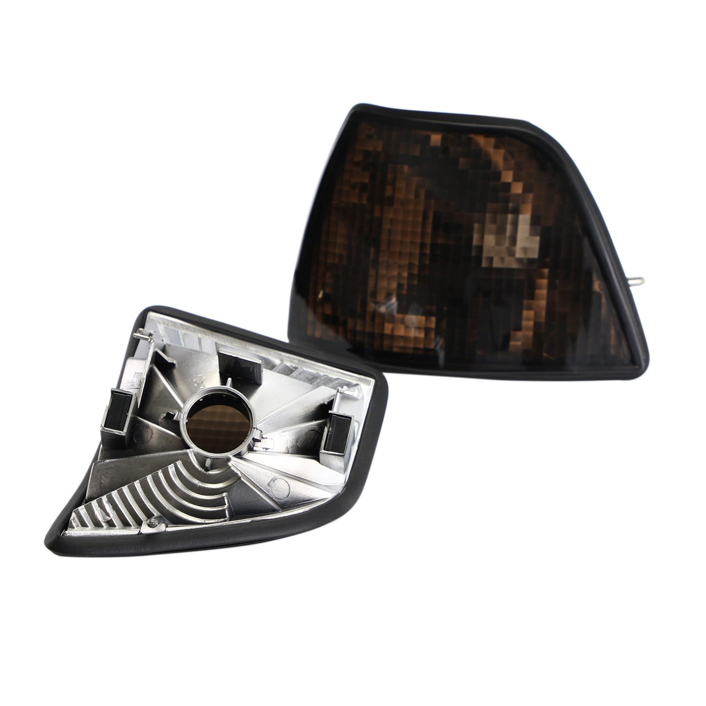 For 1992-1998 BMW E36 3-Series 4Dr Sedan/Hatchback Euro Corner Lights Gray