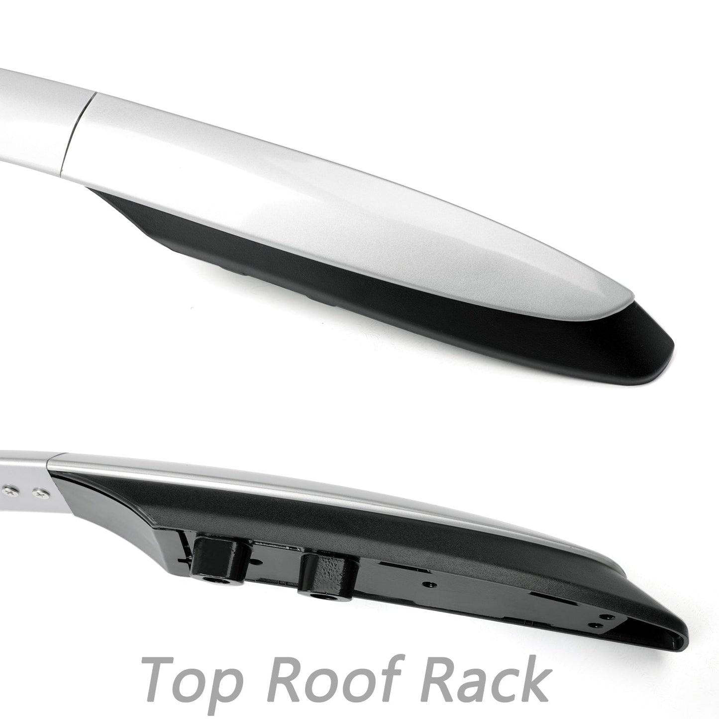 2014-2019 Toyota RAV4 Aluminum Factory Silver Top Roof Rack Side Rails Bar