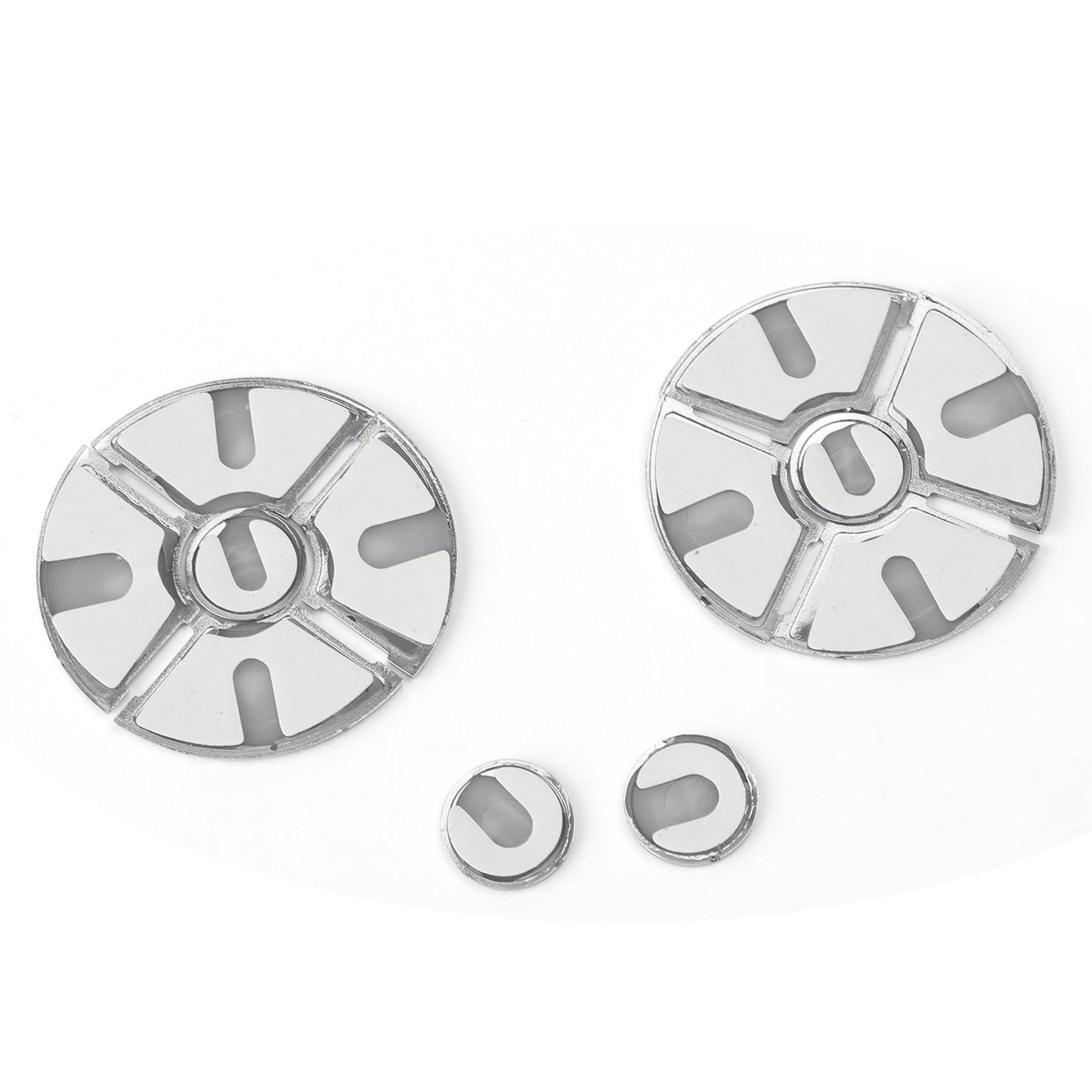 Steering Wheel Button Cover Trim Silver 12Pcs For Mercedes Benz C/E/S Class GLK Generic