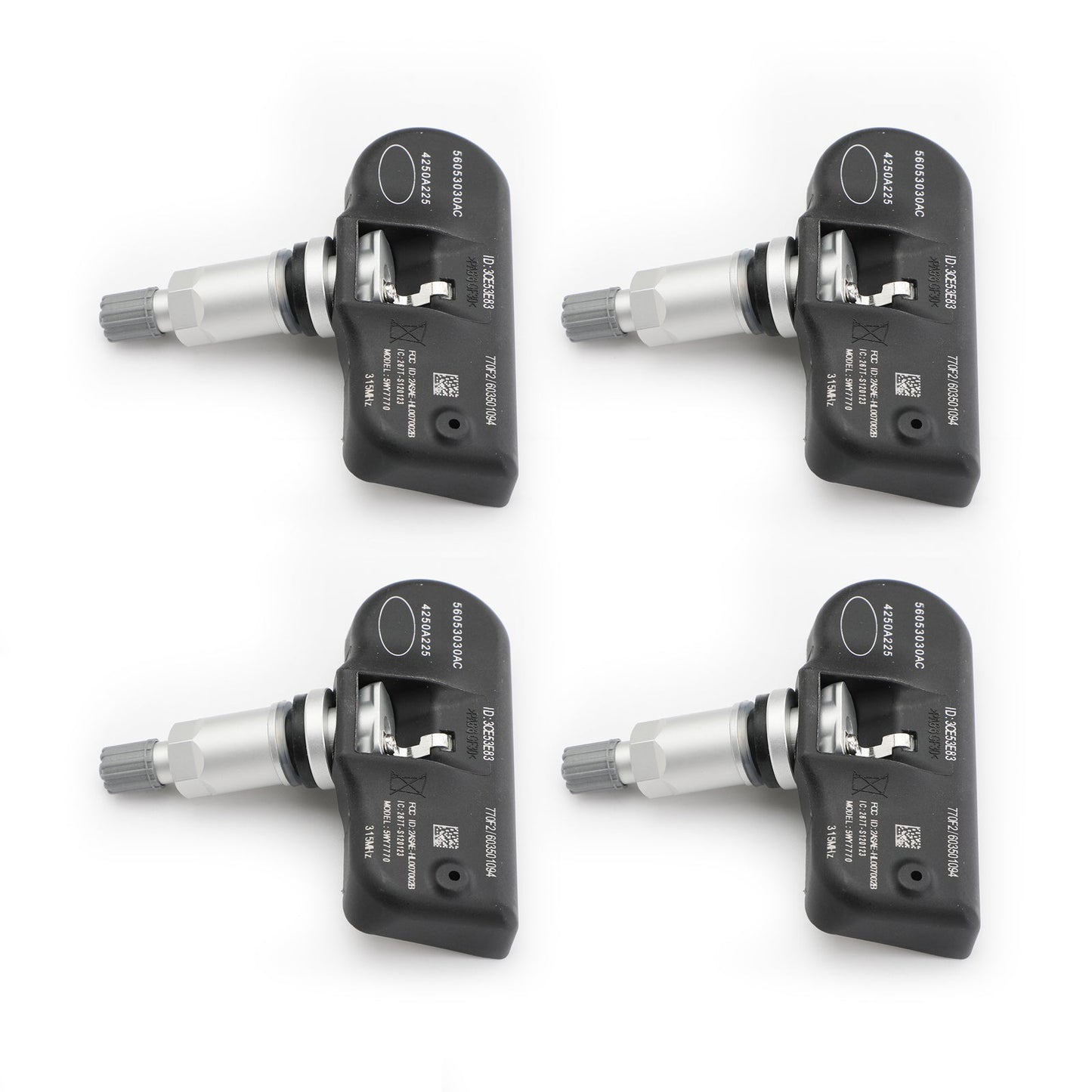 4 Of Set 56053030AC Tire Pressure Sensor TPMS 315Mhz For Chrysler Generic