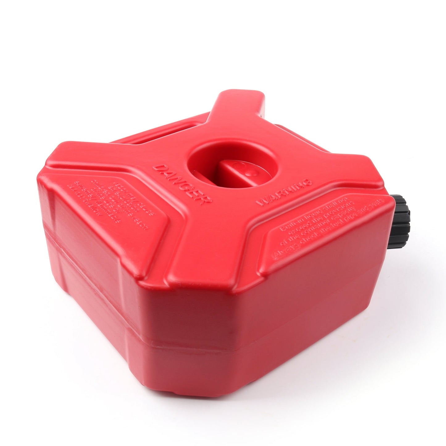 Motorcycle 5L Plastic Jerry Cans Gas Diesel Fuel Tank w/ Lock SUV ATV Scooter