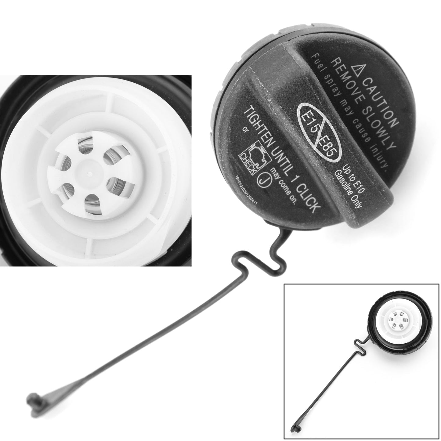 Fuel Tank Gas Cap Lid Tether Threaded Style 77300-06040 Fit For Toyota Camry Corolla 4 Runner FJ Cruiser Matrix Rav4 Sequoia Venza Yaris