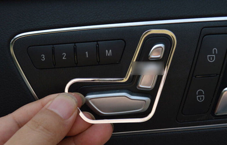 Seat Adjusting Button Frame Trim Cover For Benz E Class W212 E250/300 2010-15 SL