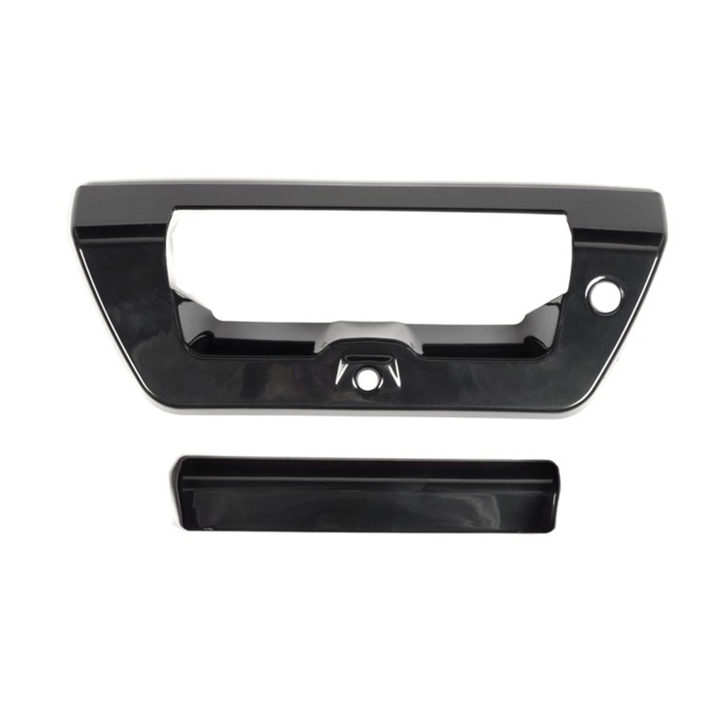 Black ABS Rear Door Tailgate Handle Cover Trim For Ford F150 15-20