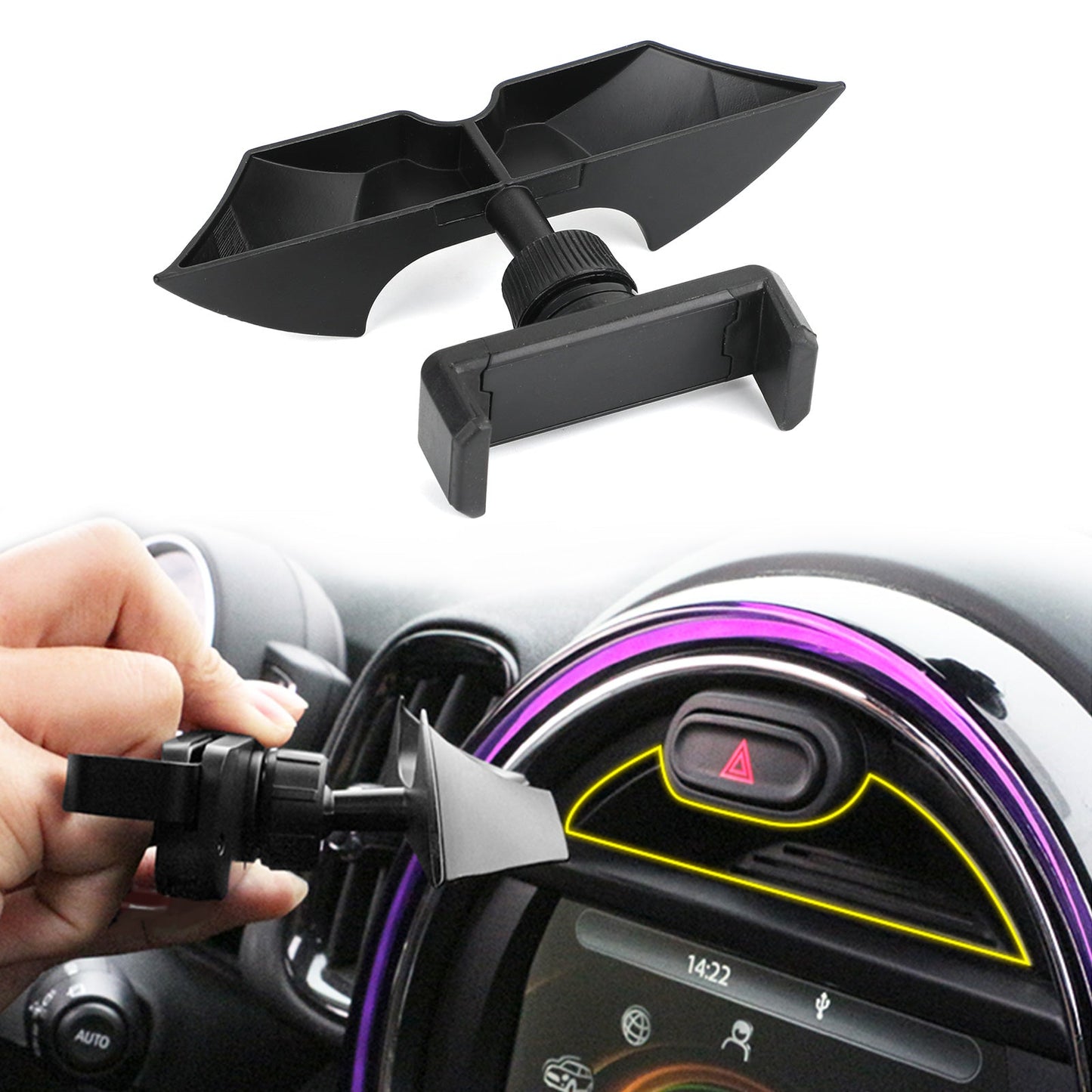 Bmw Mini Cooper F54 F55 F56 F57 F60 Car Mount For Phone Stand Holder Perfect