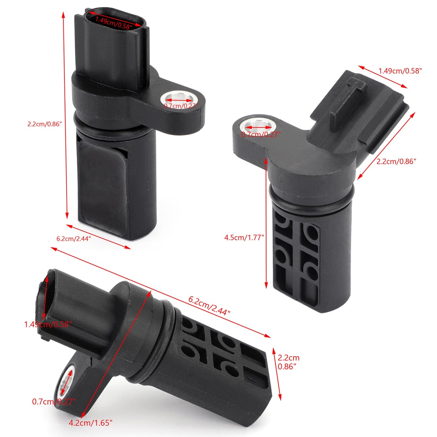 Set Of 3 Engine Camshaft Crankshaft Position Sensor Cps For Infiniti Nissan