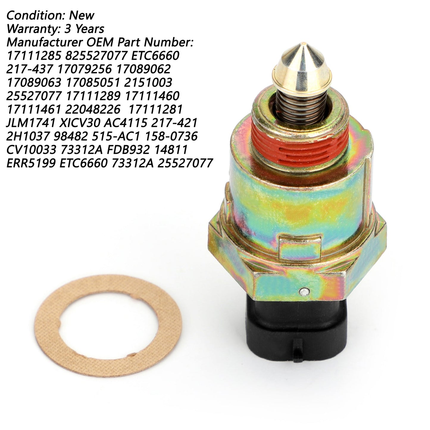 Idle Air Control Valve 17111285 Fits Chevrolet Gmc Cadillac Oldsmobile Pontiac