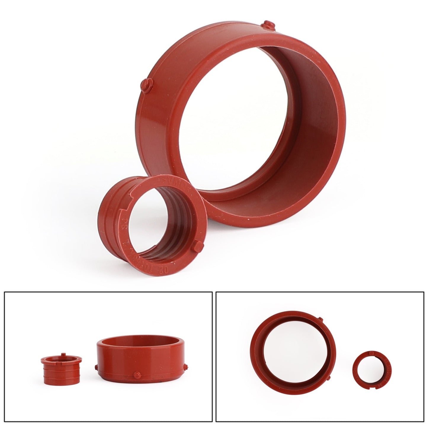 2PCS Engine Breather Turbo Intake Seal Kit Fit Mercedes OM642 Engines 6420940080