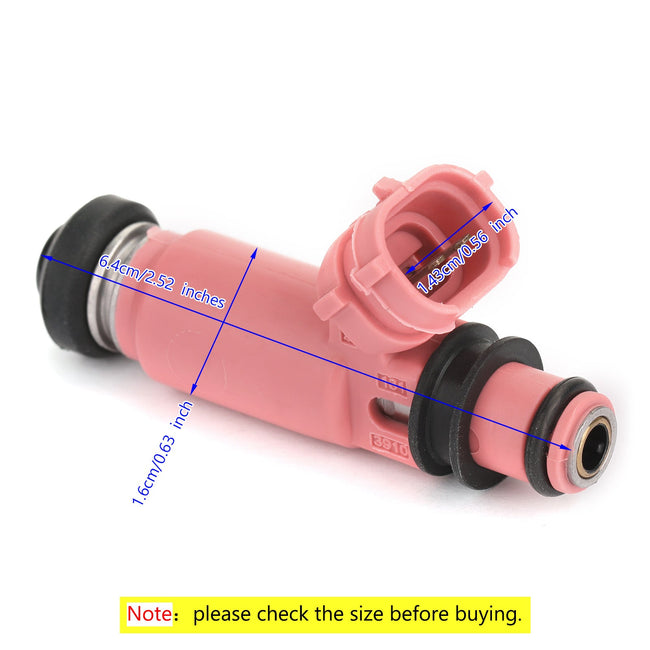 1Pcs Pink 565cc Fuel Injectors For STI WRX Forester 16611-AA370