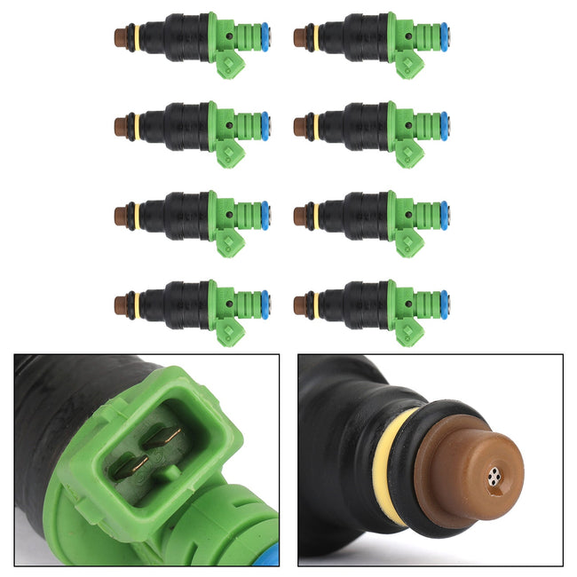 Set of 8 0280150558 42lbs Green Top Racing Fuel Injector 440CC EV1 Turbo 42lb/hr Generic