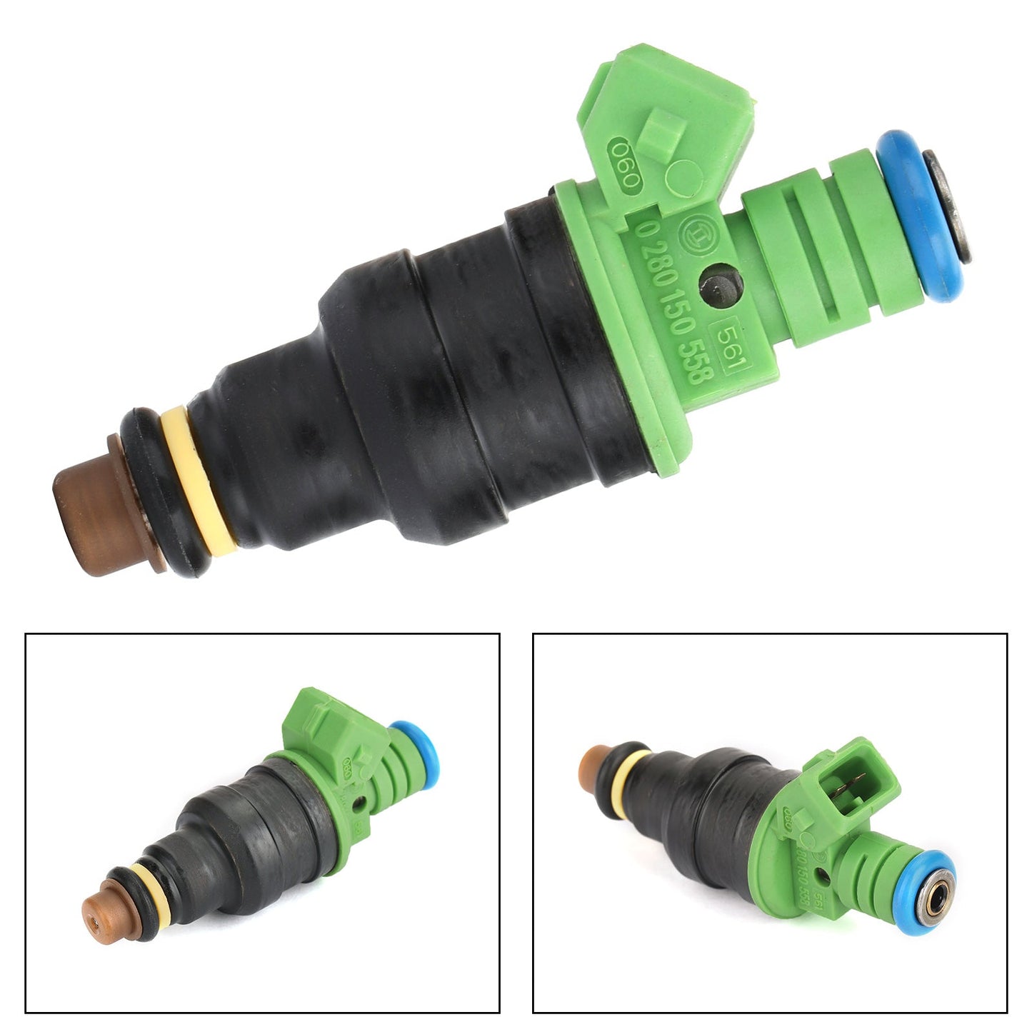 1PCS 0280150558 42lbs Green Top Racing Fuel Injector 440CC EV1 Turbo 42lb/hr