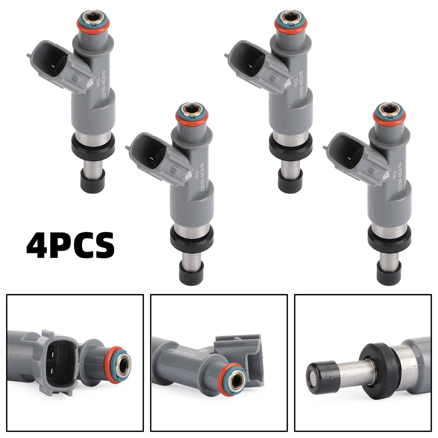 4PCS Fuel Injectors 23209-79155 Fit Toyota Tacoma 2.7L 4Runner 05-14 23250-75100