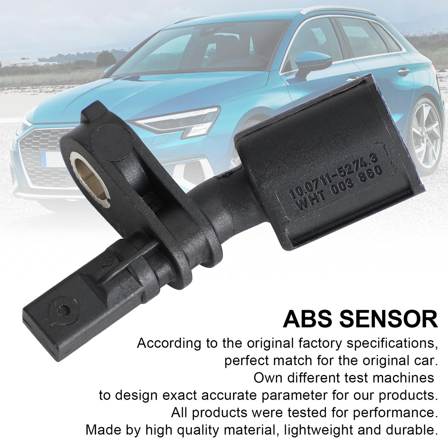 ABS Wheel Speed Sensor Front Left for Audi A3 for VW Golf Skoda 6Q0927803A