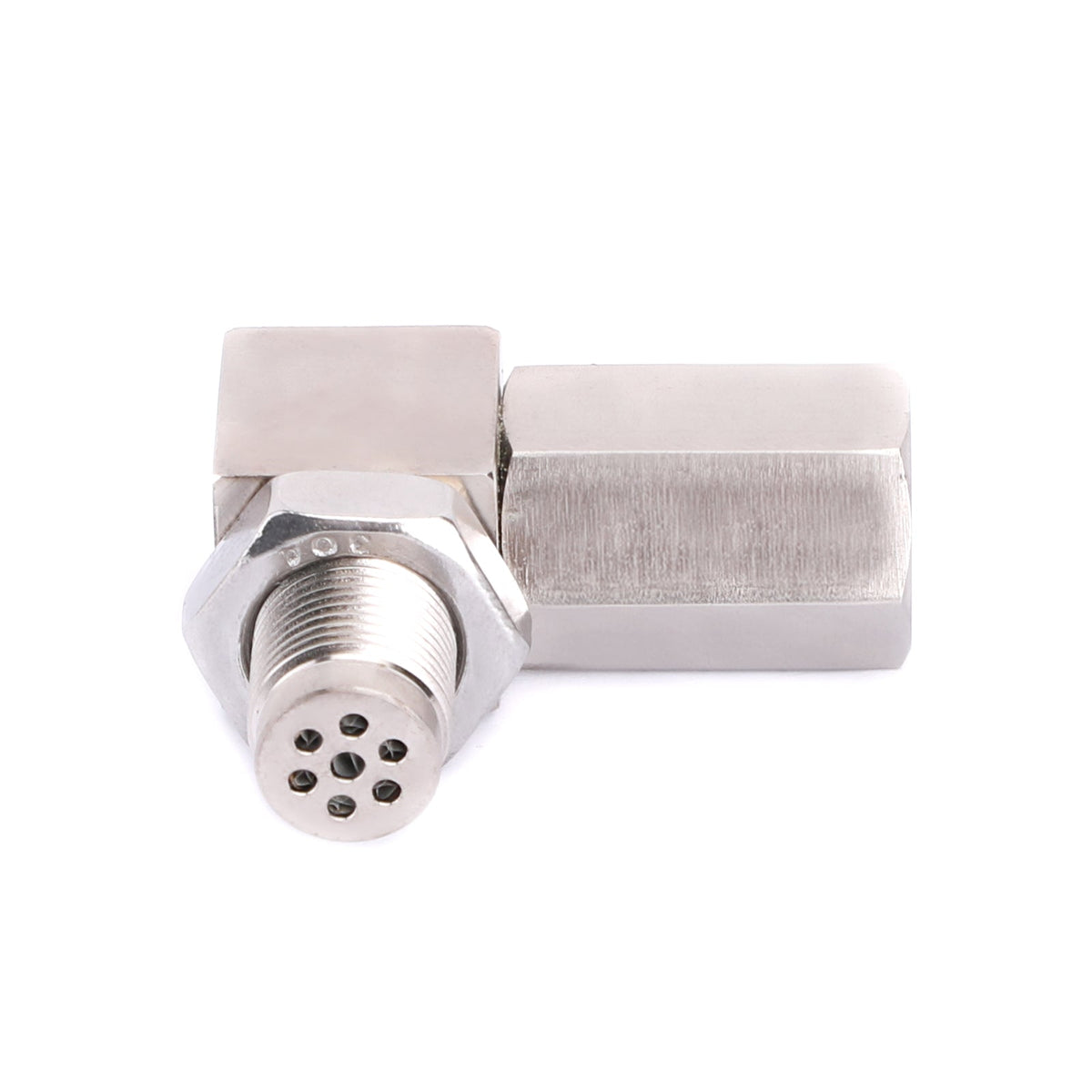 90 O2 Sensor Spacer Engine Light CEL Check Bung Mini Converter Connector Universal