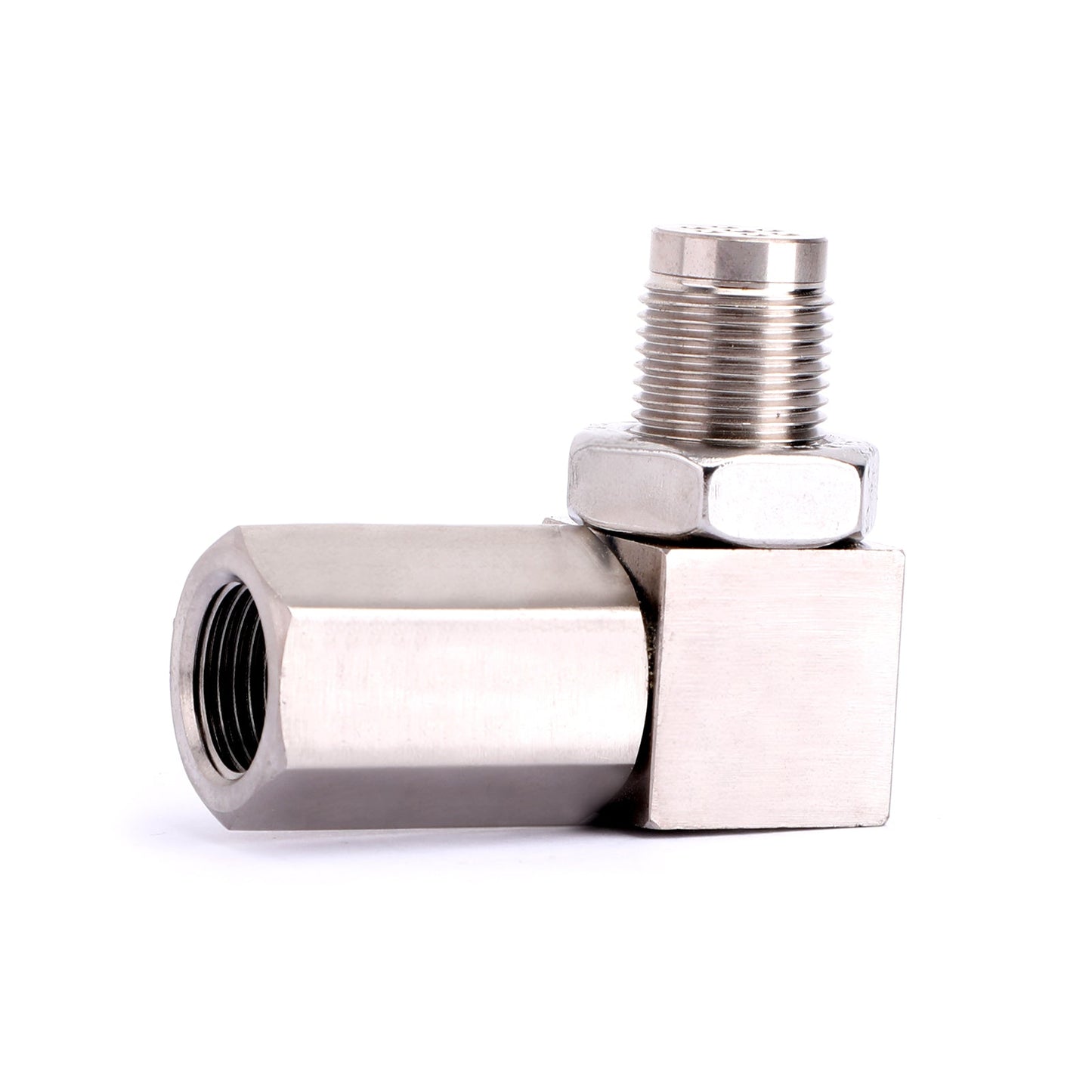 90 O2 Sensor Spacer Engine Light CEL Check Bung Mini Converter Connector Universal