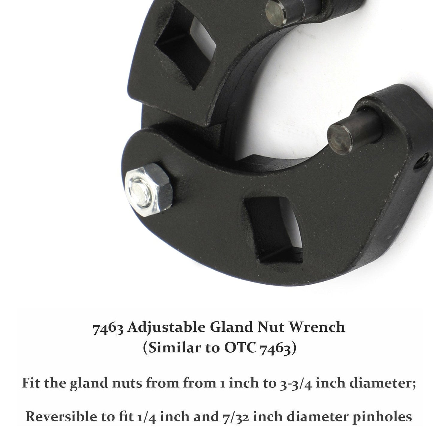 Adjustable Gland Nut Wrench 1266+7463 Spanner Tool Set for Hydraulic Cylinder