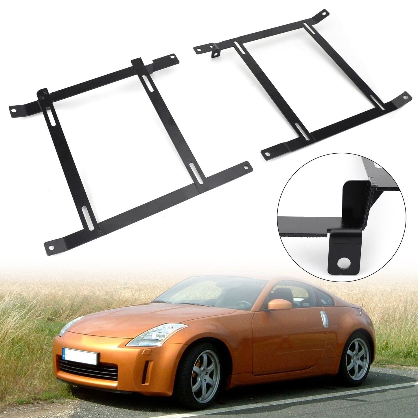2003-2009 Nissan 350Z Low Mount Racing/Bucket Seat Tensile Steel Bracket