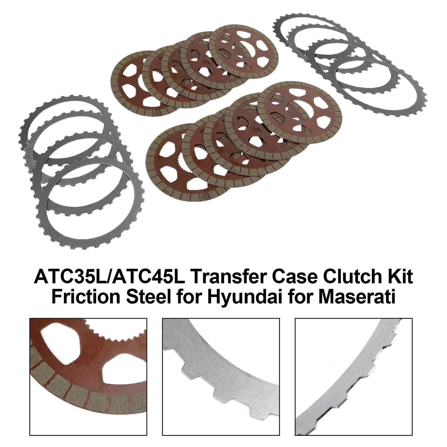 2011-2015 BMW x1 ATC35L Transfer Case Clutch Kit Friction Steel