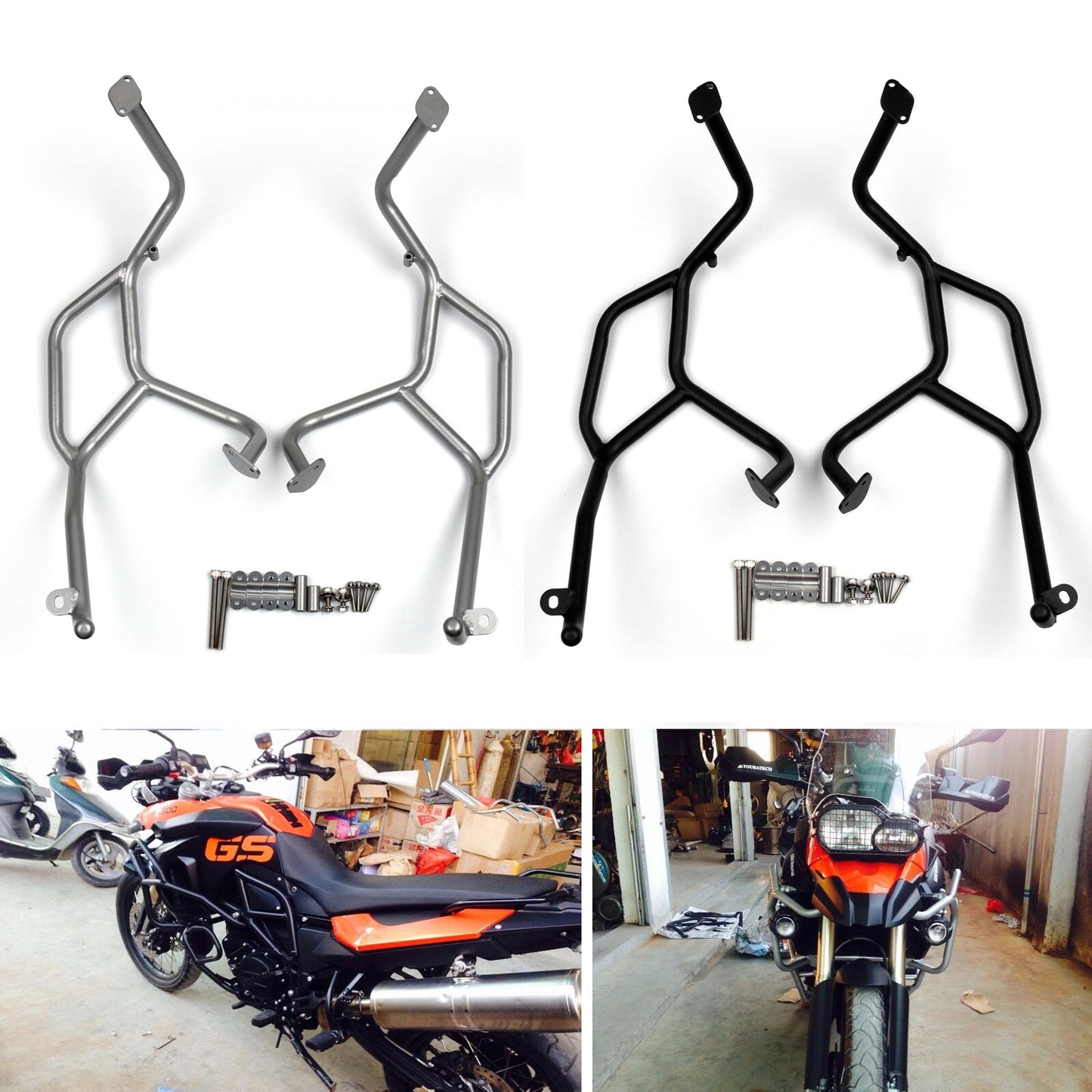 Crash bars Engine Protection Upper For BMW F800GS F700GS F650GS 2008-2017 2012 Generic