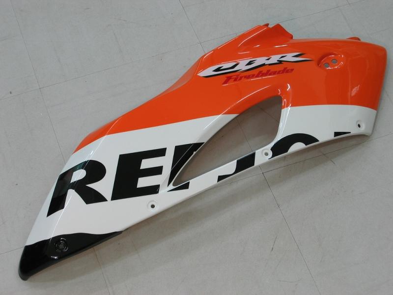 2004-2005 Honda CBR 1000 RR Amotopart Fairings Black Orange Repsol Racing Customs Fairing