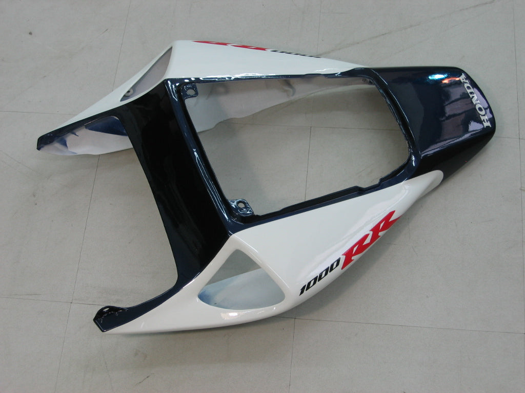 2004-2005 Honda CBR 1000 RR Amotopart Fairings White Blue Black CBR Racing Customs Fairing