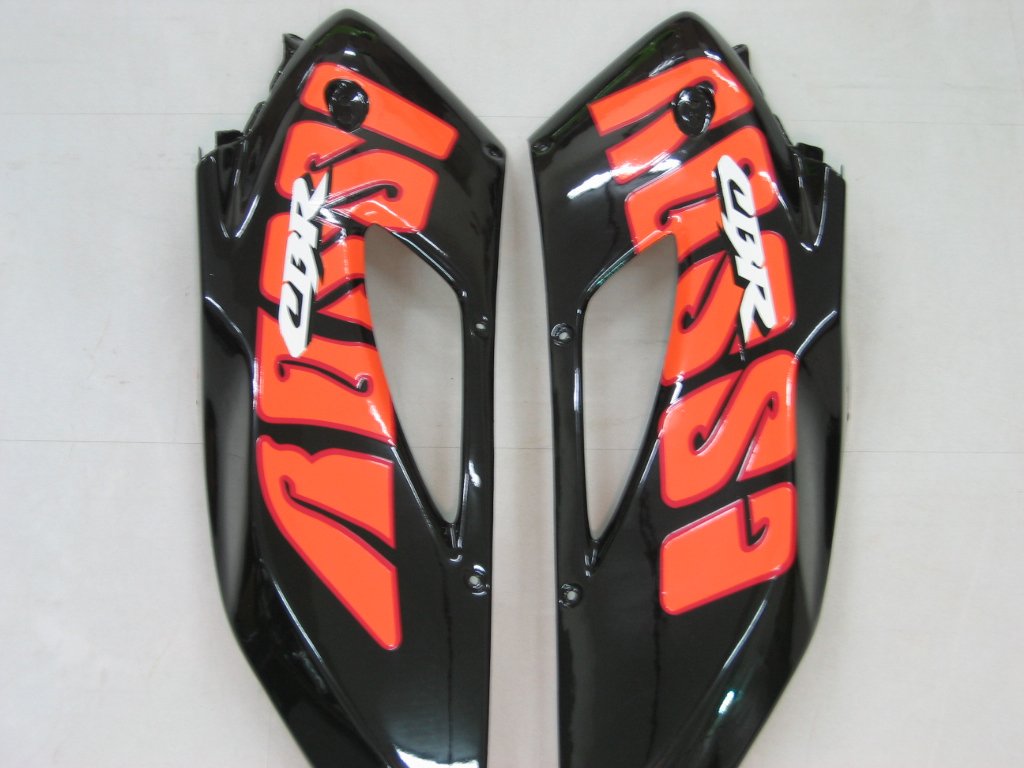 2004-2005 Honda CBR 1000 RR Amotopart Fairings Black Orange Valentino Rossi Racing Customs Fairing