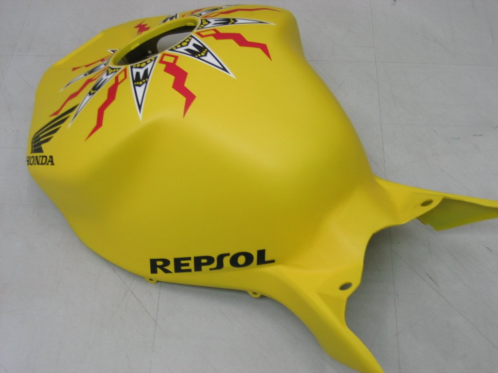 2006-2007 Honda CBR 1000 RR Black Yellow Valentino Rossi Racing Amotopart Fairings