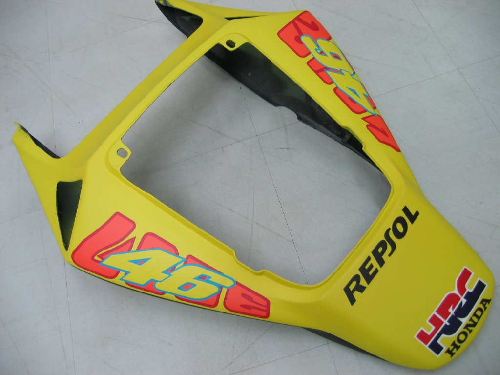 2006-2007 Honda CBR 1000 RR Black Yellow Valentino Rossi Racing Amotopart Fairings