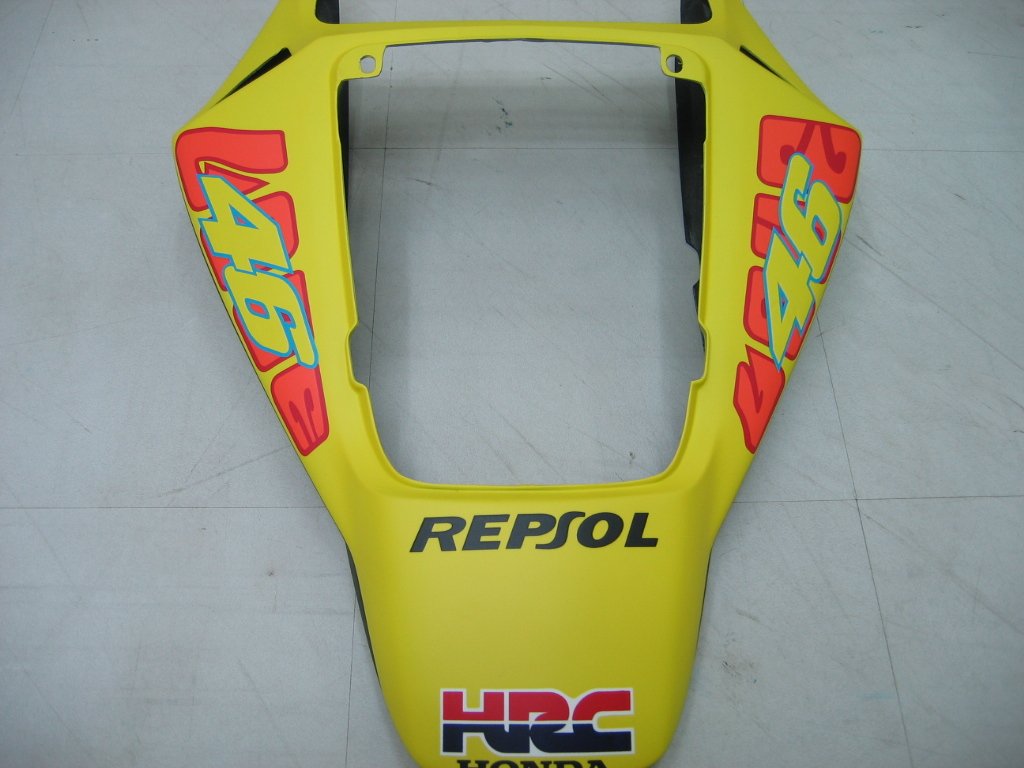 2006-2007 Honda CBR 1000 RR Black Yellow Valentino Rossi Racing Amotopart Fairings