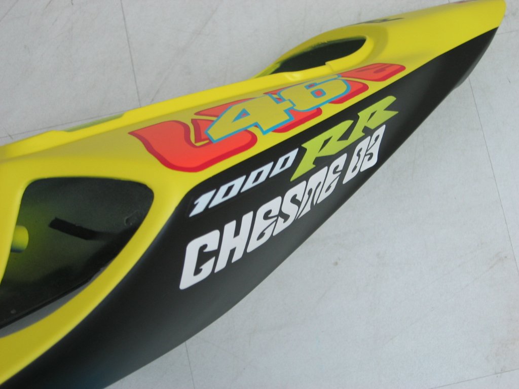 2006-2007 Honda CBR 1000 RR Black Yellow Valentino Rossi Racing Amotopart Fairings