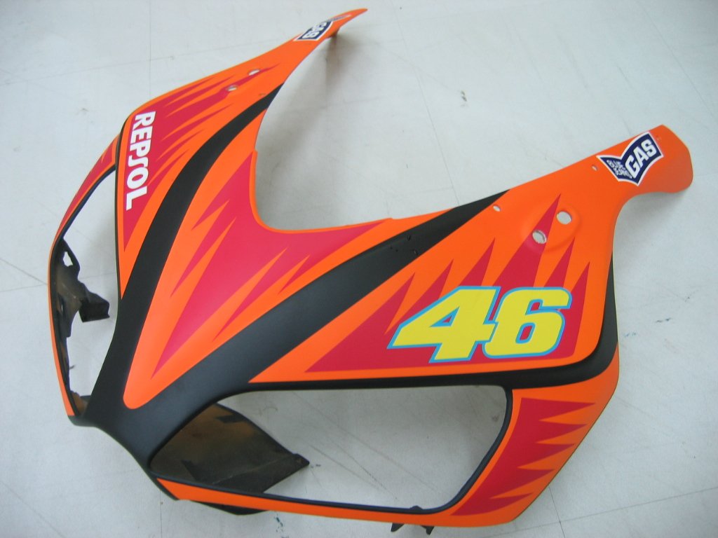 2006-2007 Honda CBR 1000 RR Black Yellow Valentino Rossi Racing Amotopart Fairings