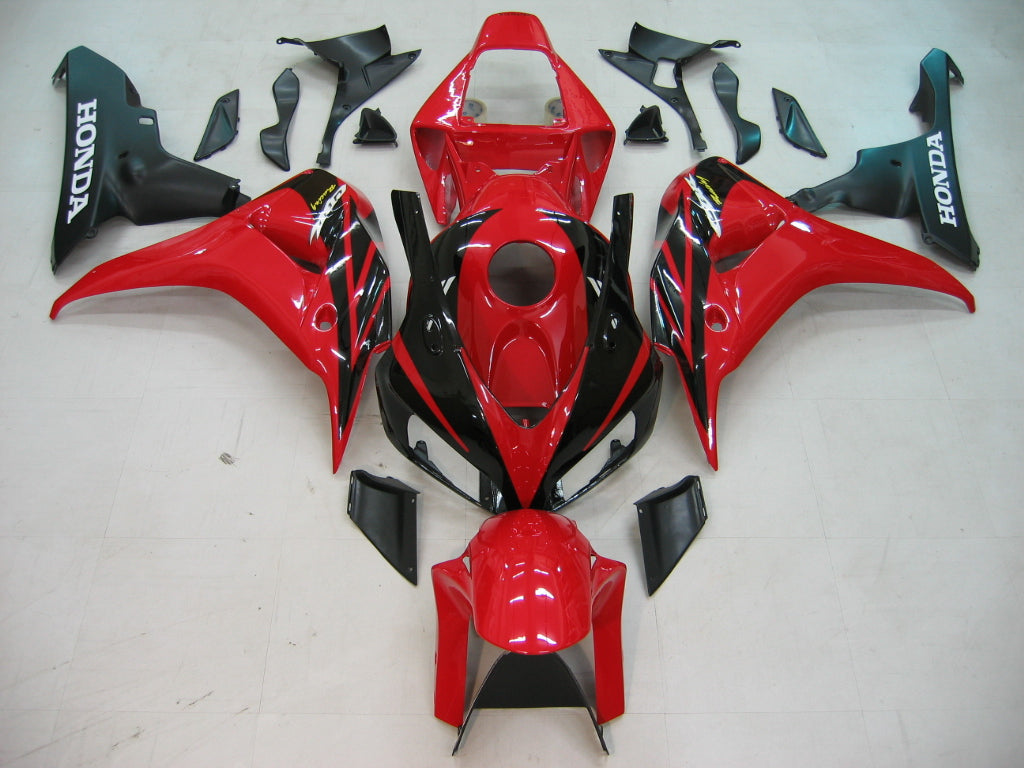 2006-2007 Honda CBR 1000 RR Red Black CBR Racing Amotopart Fairings