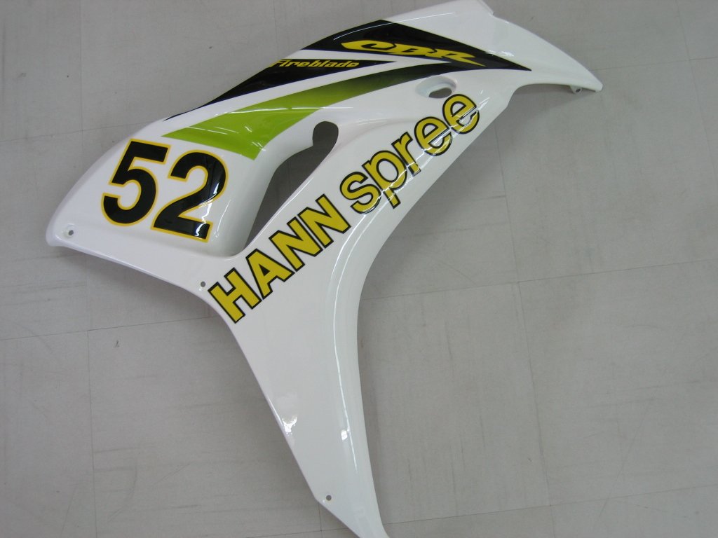 2006-2007 Honda CBR 1000 RR White No.52 Hannspree Racing Amotopart Fairings