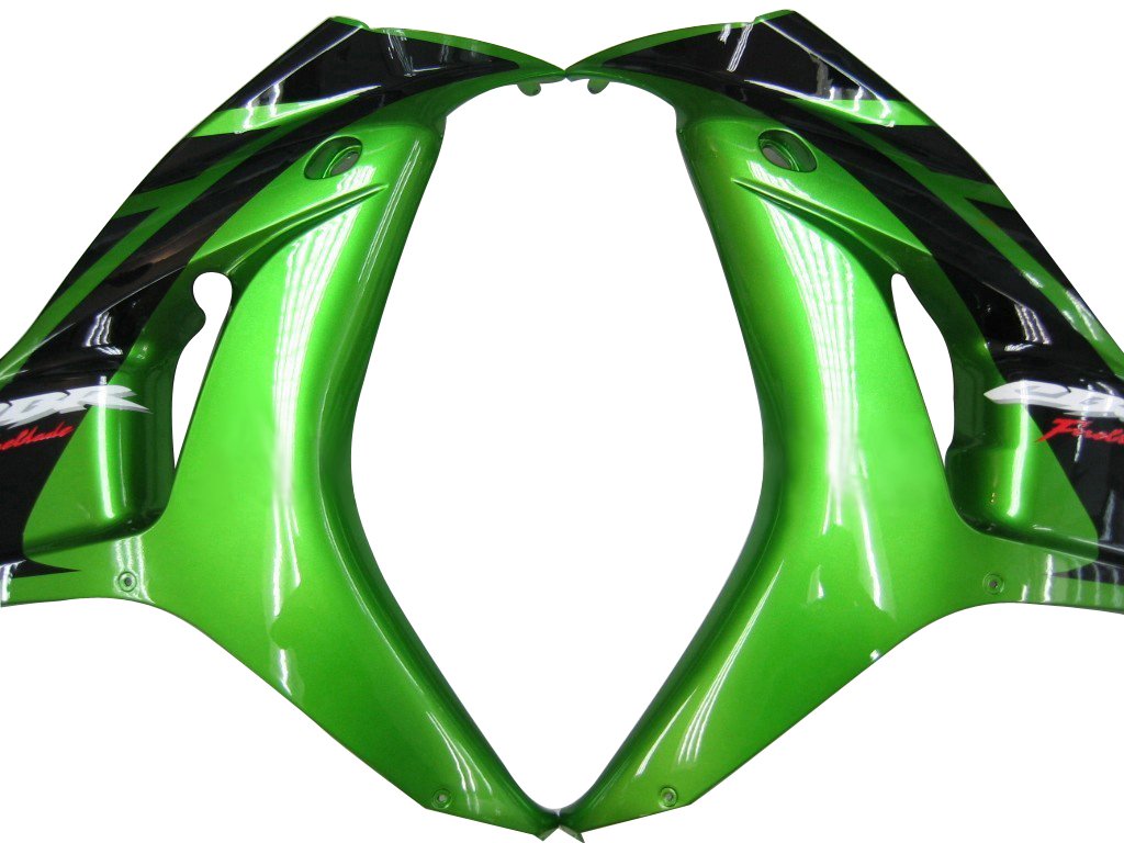 2006-2007 Honda CBR 1000 RR Green & Black CBR Racing Amotopart Fairings