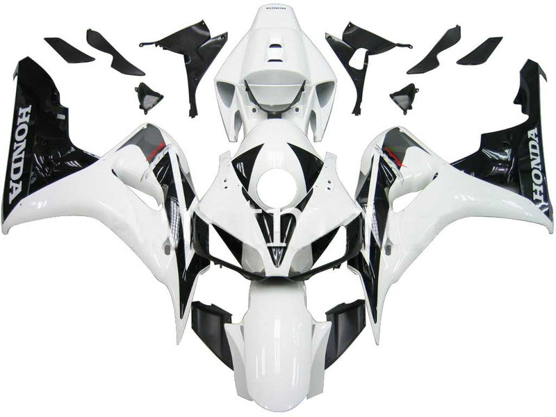 For CBR600RR 2009-2010 Bodywork Fairing White ABS Injection Molded Plastics Set