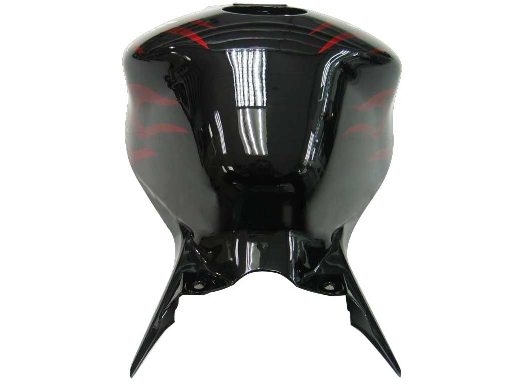 2006-2007 Honda CBR 1000 RR Black & Red Flame Racing Amotopart Fairings