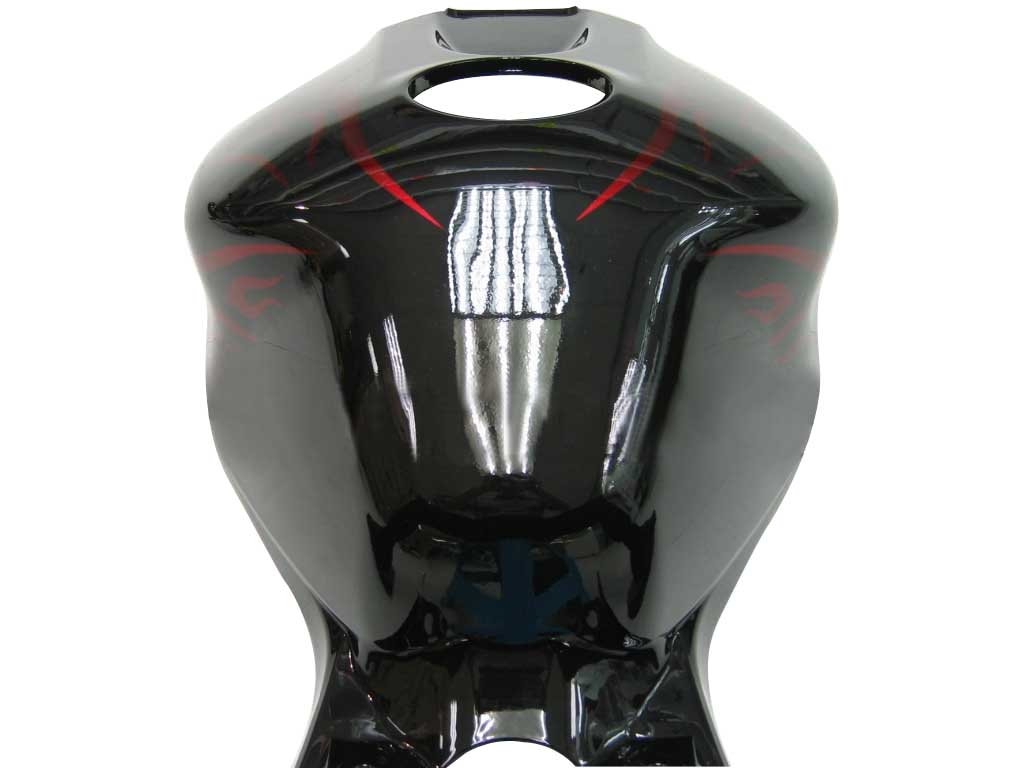 2006-2007 Honda CBR 1000 RR Black & Red Flame Shark Racing Amotopart Fairings