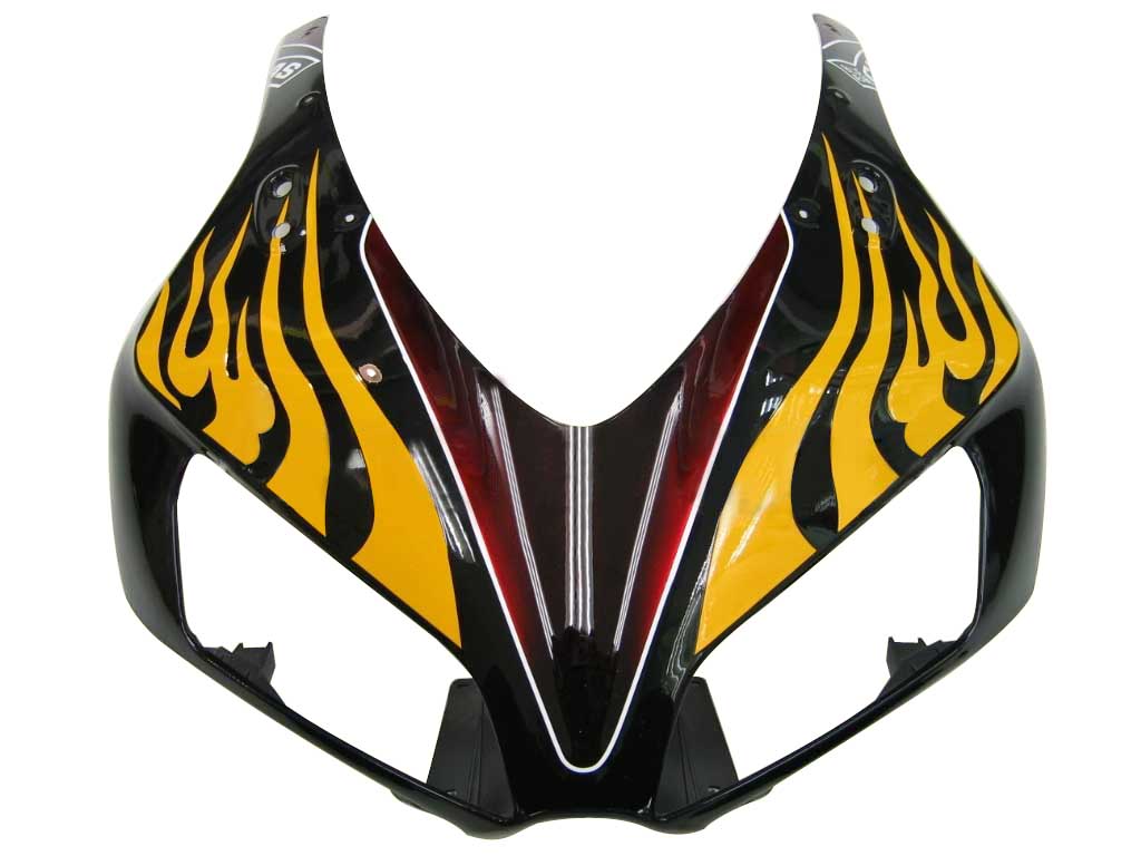 2006-2007 Honda CBR 1000 RR Black & Red Flame Shark Racing Amotopart Fairings