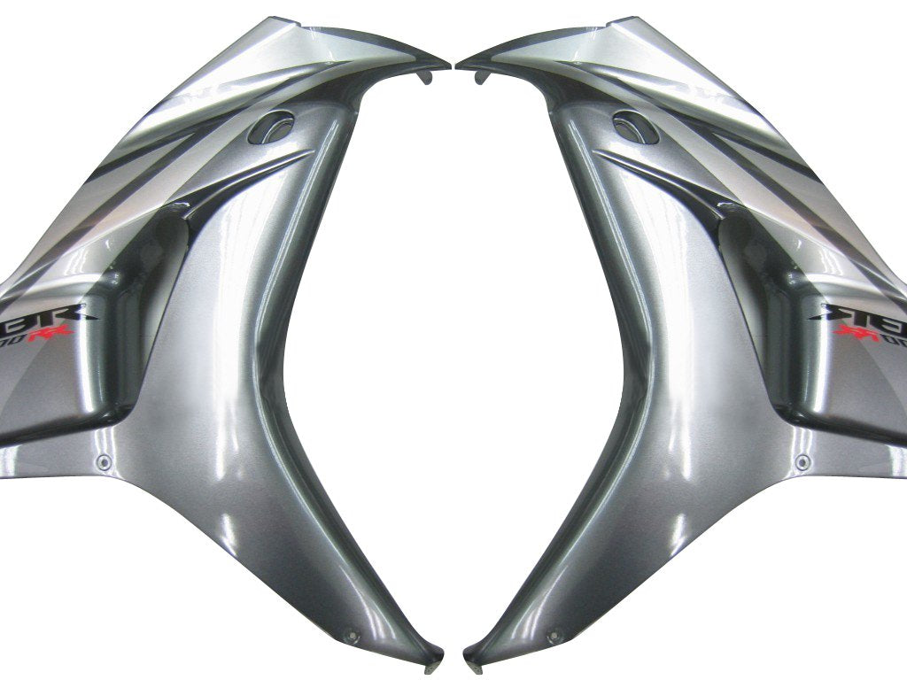 2006-2007 Honda CBR 1000 RR Silver 2-Tone CBR Racing Amotopart Fairings