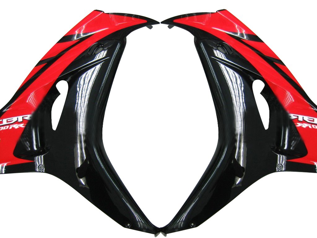 2006-2007 Honda CBR 1000 RR Black and Red CBR Racing Amotopart Fairings