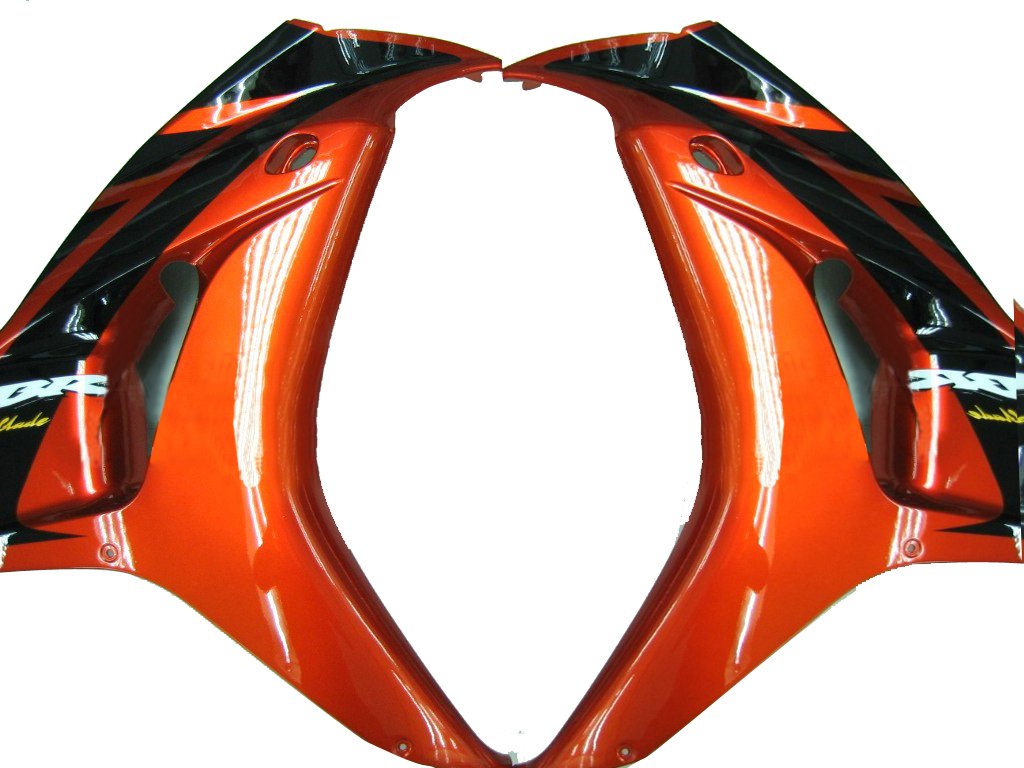 2006-2007 Honda CBR 1000 RR Orange Metallic & Black CBR Racing Amotopart Fairings