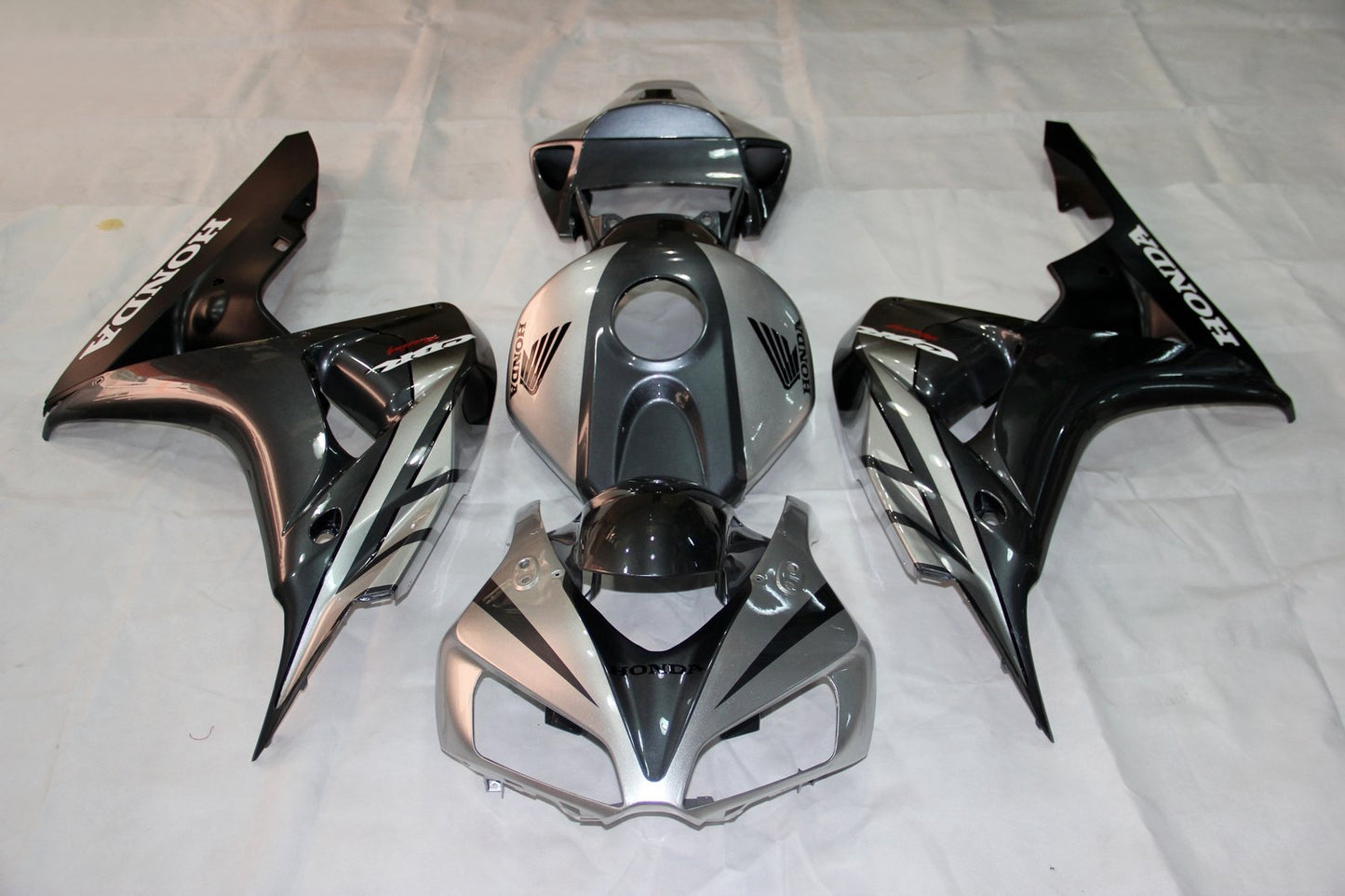 2006-2007 Honda CBR 1000 RR Silver Grey Metallic CBR Racing Amotopart Fairings