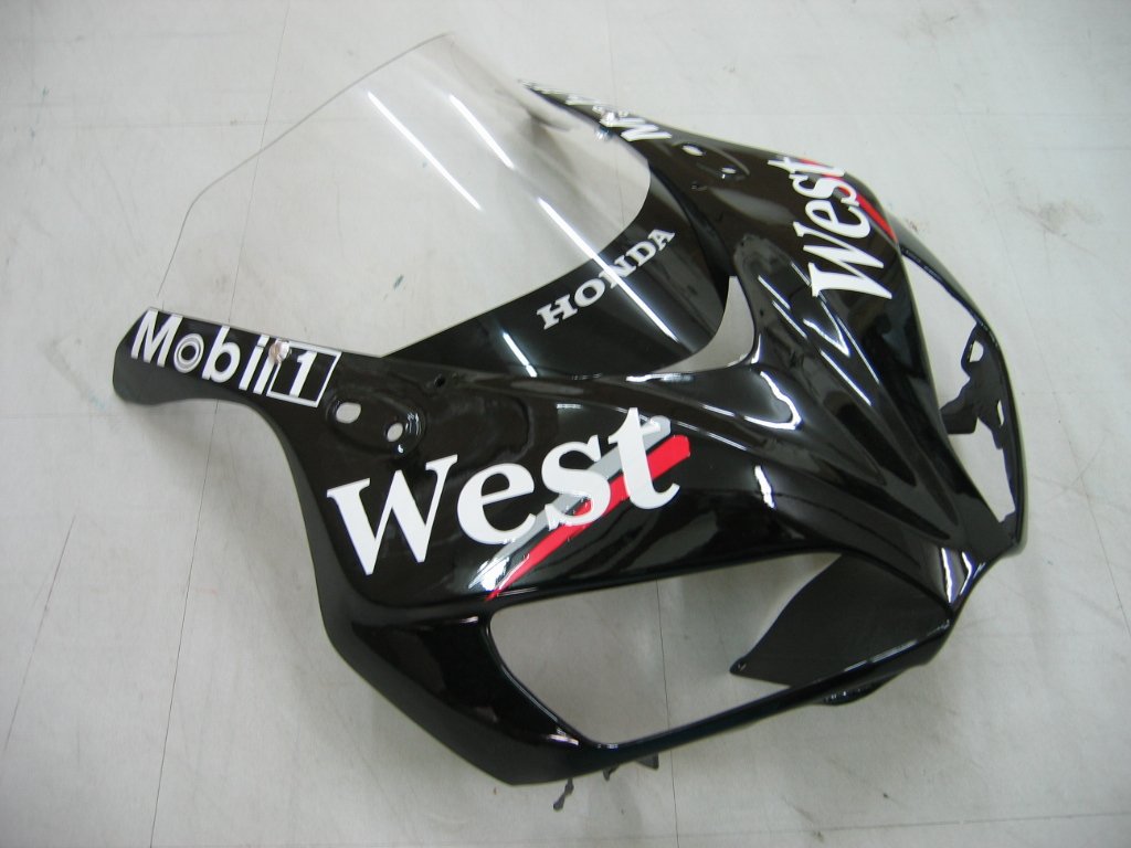 2006-2007 Honda CBR 1000 RR Black West Racing Amotopart Fairings